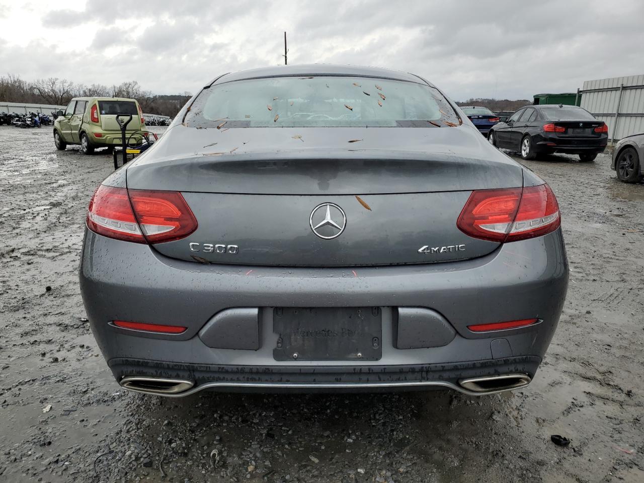 2017 Mercedes-Benz C-klasse VIN WDDWJ4KB2HF385296 Copart auction photo, front end damage thumbnail 6