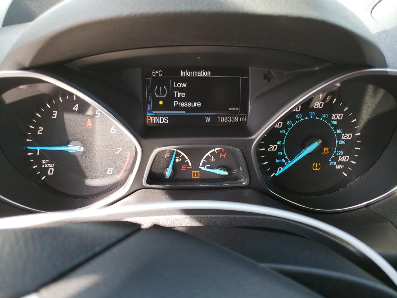 2014 Ford Escape VIN 1FMCU9GX9EUA33843 Copart auction photo, side / front end damage thumbnail 9