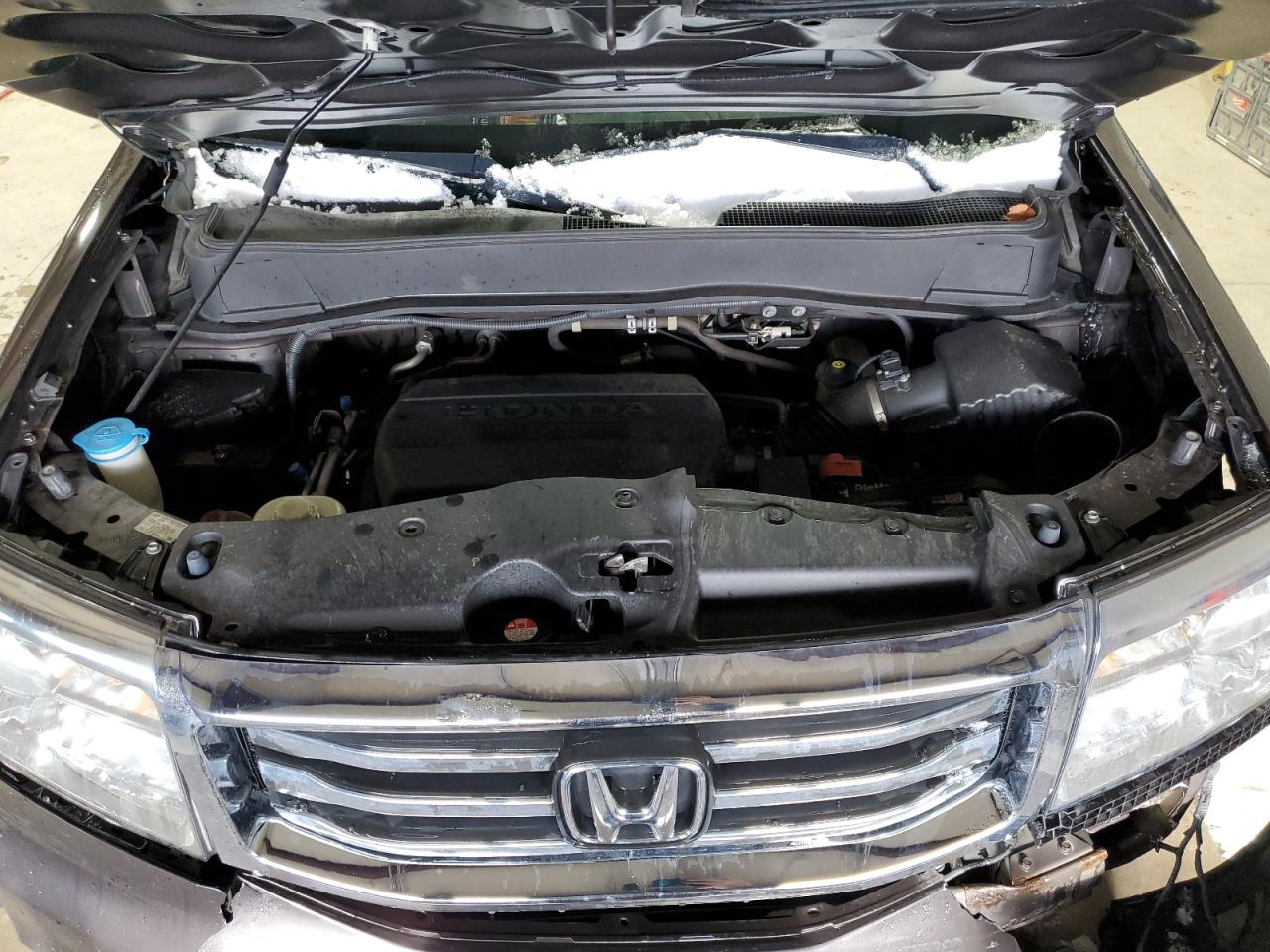 2012 Honda Pilot VIN 5FNYF4H91CB036393 Copart auction photo, front end damage thumbnail 12