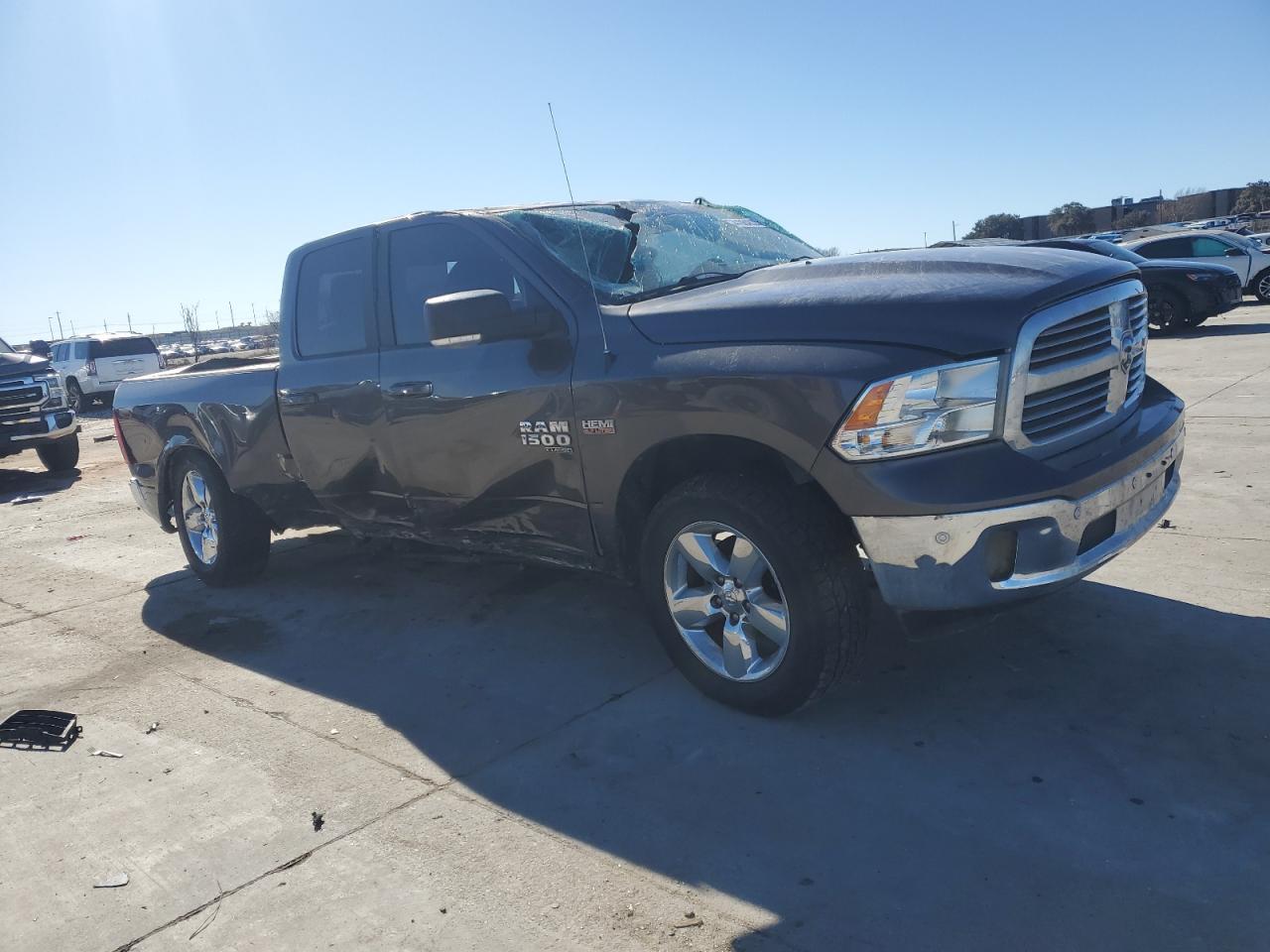 2019 RAM 1500 VIN 1C6RR7GT0KS636616 Copart auction photo, rollover damage thumbnail 4
