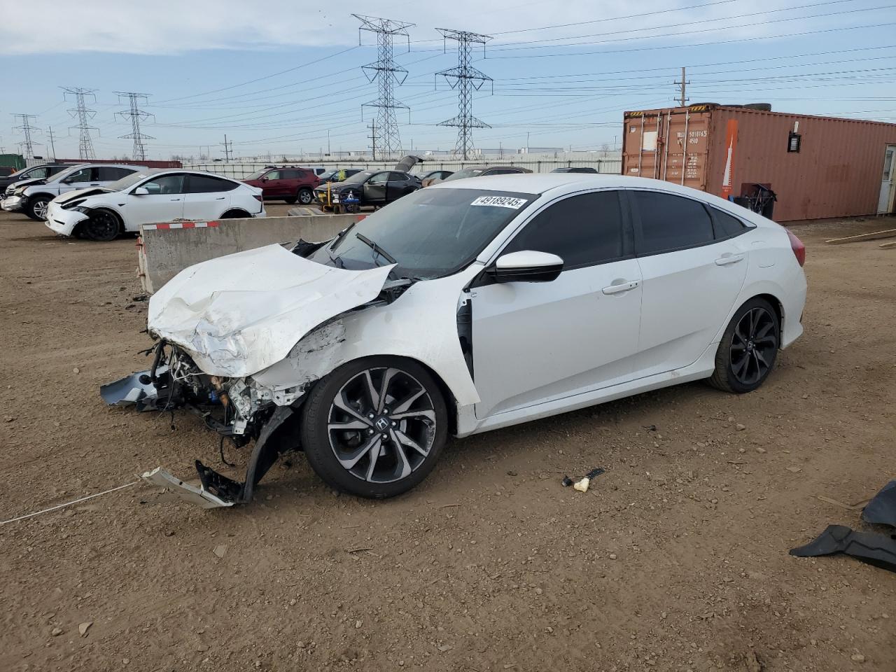 2021 Honda Civic VIN 2HGFC2F86MH543947