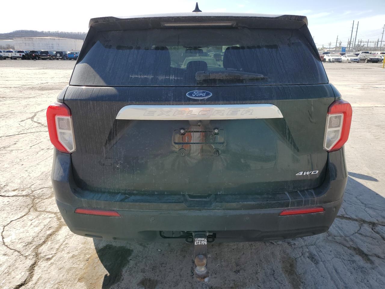 2021 Ford Explorer VIN 1FMSK8BH0MGA06166 Copart auction photo, front end damage thumbnail 6