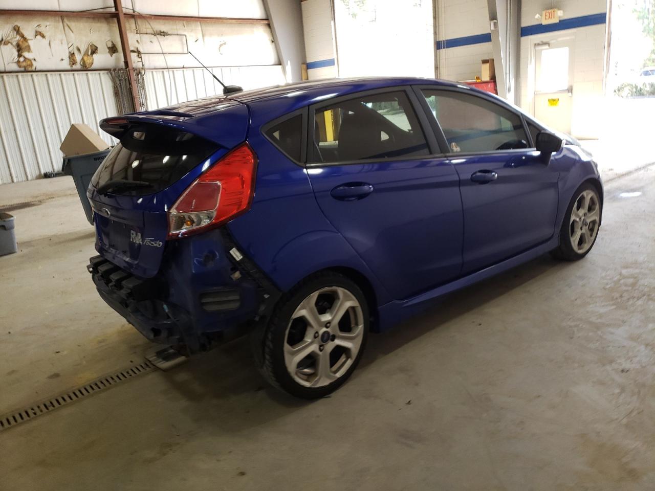 2015 Ford Fiesta VIN 3FADP4GX6FM213280 Copart auction photo, rear end damage thumbnail 3