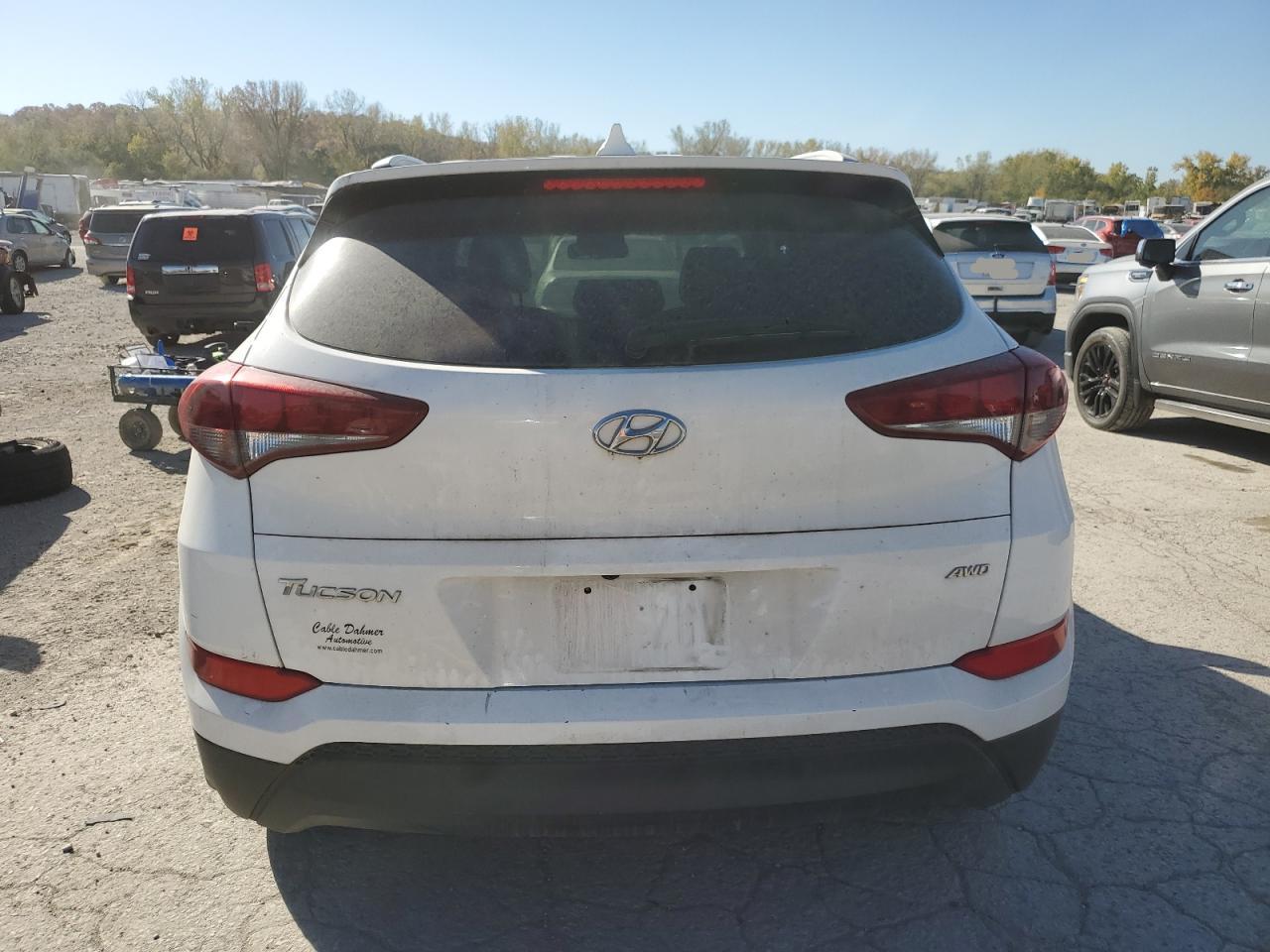 2018 Hyundai Tucson VIN KM8J3CA45JU670096 Copart auction photo, vandalism / minor dent/scratches damage thumbnail 6