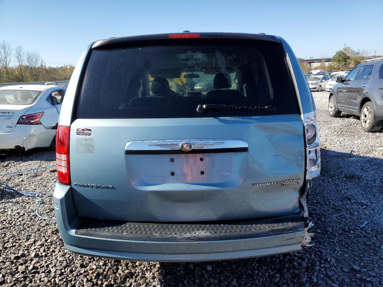 2010 Chrysler Town & Country VIN 2A4RR5D16AR460861 Copart auction photo, side / rear end damage thumbnail 6