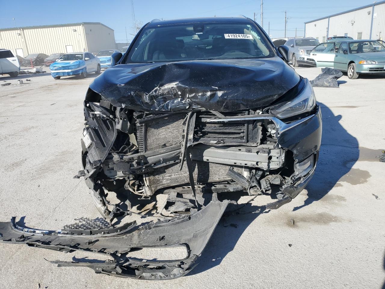 2019 Buick Enclave VIN 5GAERDKW6KJ134028 Copart auction photo, side / front end damage thumbnail 5