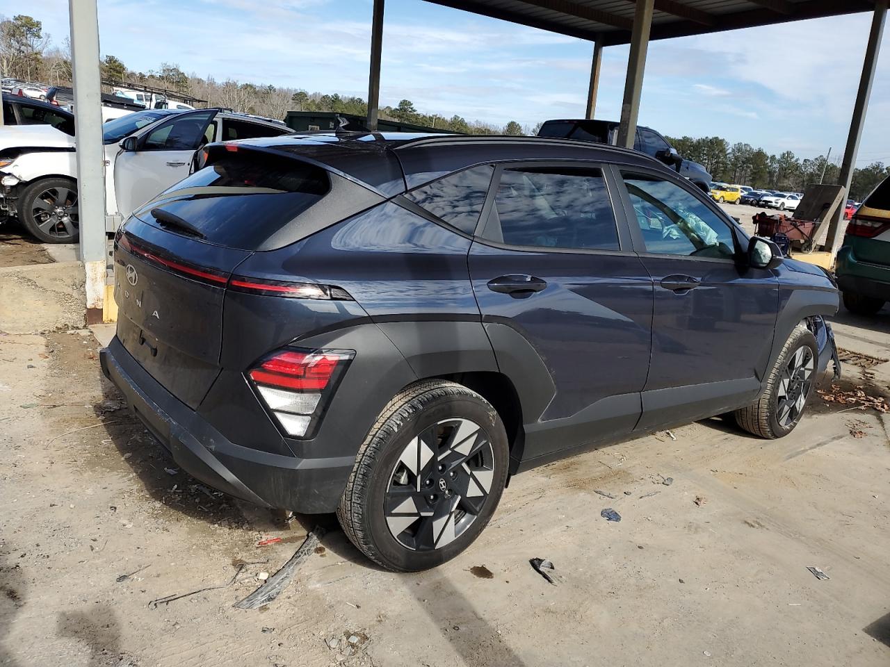 2024 Hyundai Kona VIN KM8HB3AB7RU131264 Copart auction photo, front end / frame damage damage thumbnail 3
