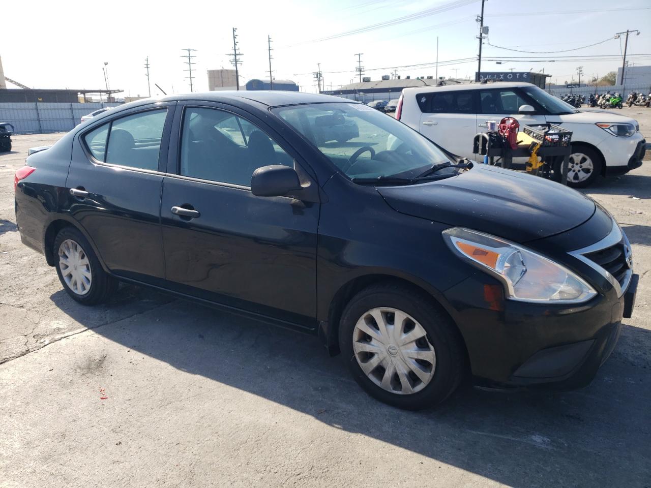 2015 Nissan Versa VIN 3N1CN7AP5FL802089 Copart auction photo, minor dent/scratches damage thumbnail 4