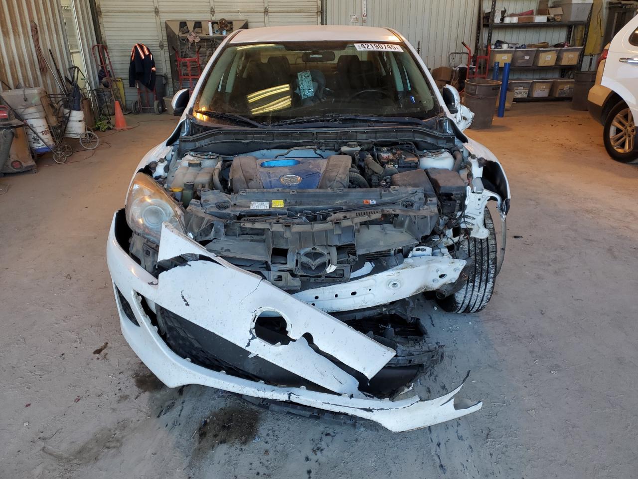 2012 Mazda 3 VIN JM1BL1V89C1611096 Copart auction photo, all over / side damage thumbnail 5