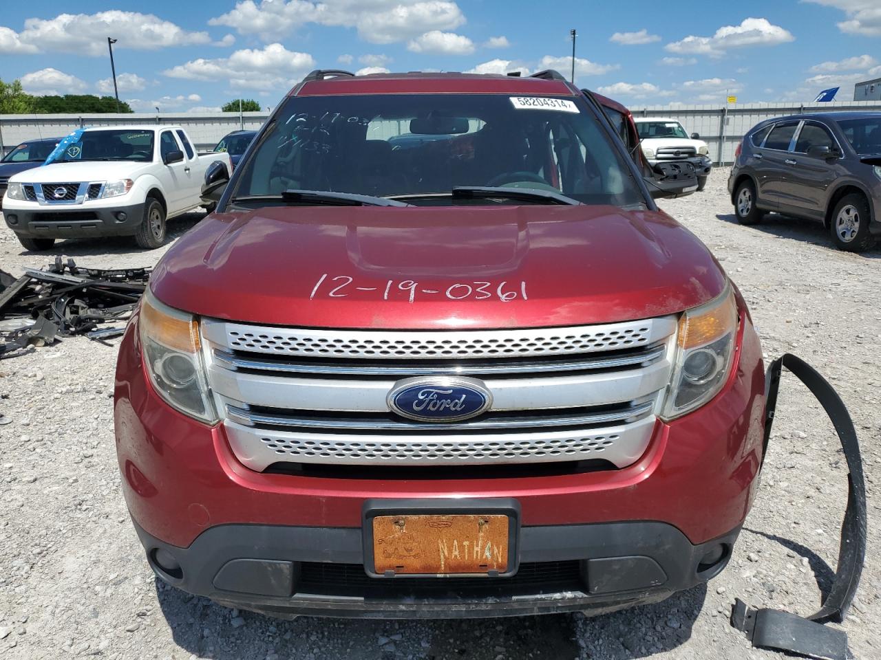 2013 Ford Explorer VIN 1FM5K7D88DGB25409 Copart auction photo, all over damage thumbnail 5