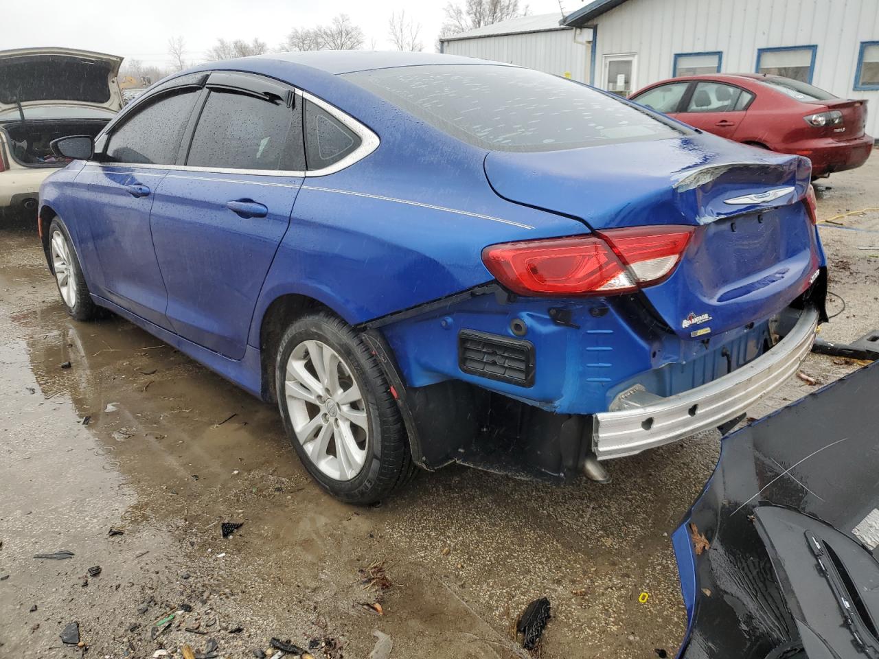 2015 Chrysler 200 VIN 1C3CCCAB6FN586726 Copart auction photo, rear end / minor dent/scratches damage thumbnail 2