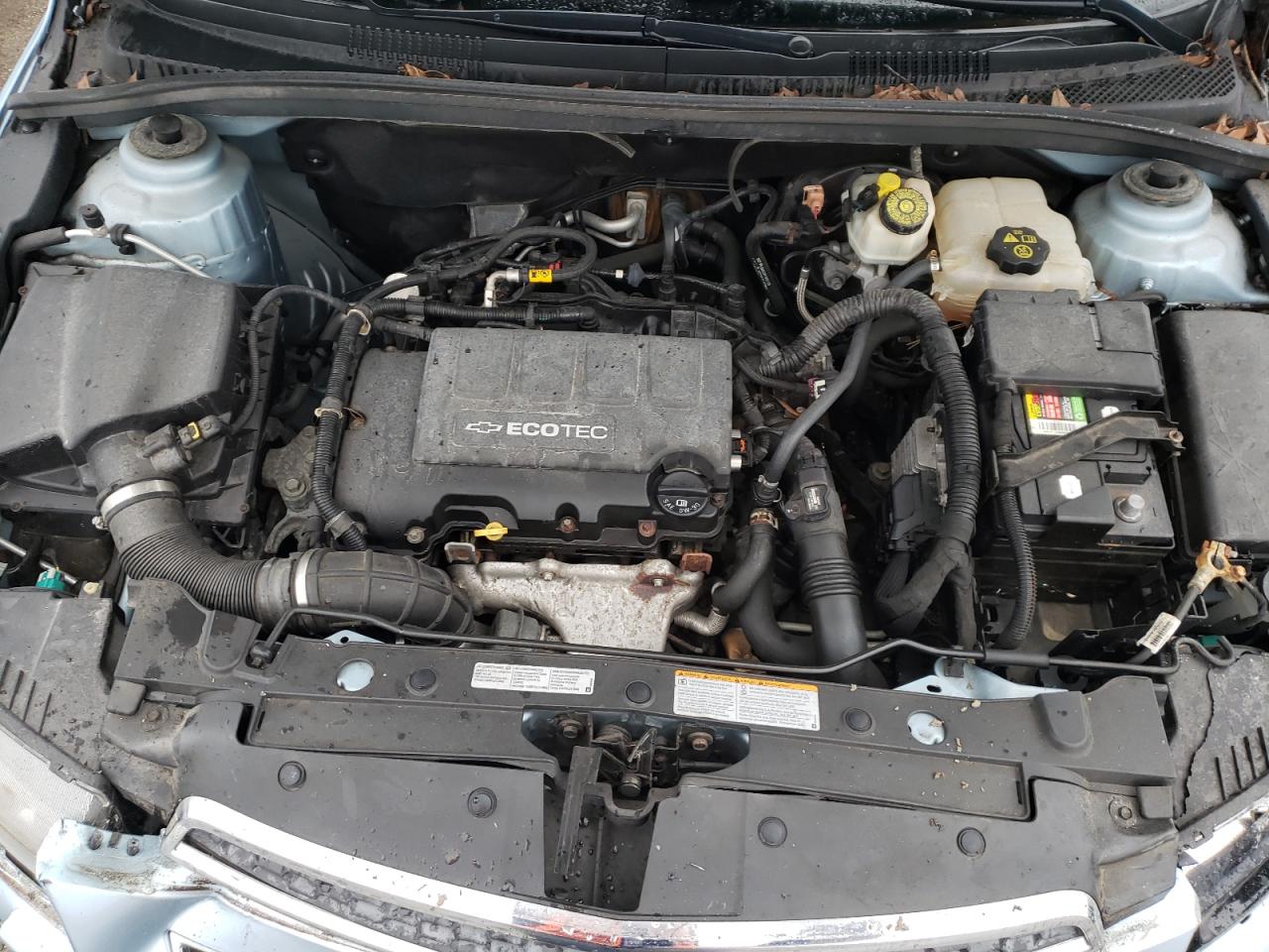 2011 Chevrolet Cruze VIN 1G1PF5S98B7257013 Copart auction photo, front end / side damage thumbnail 11