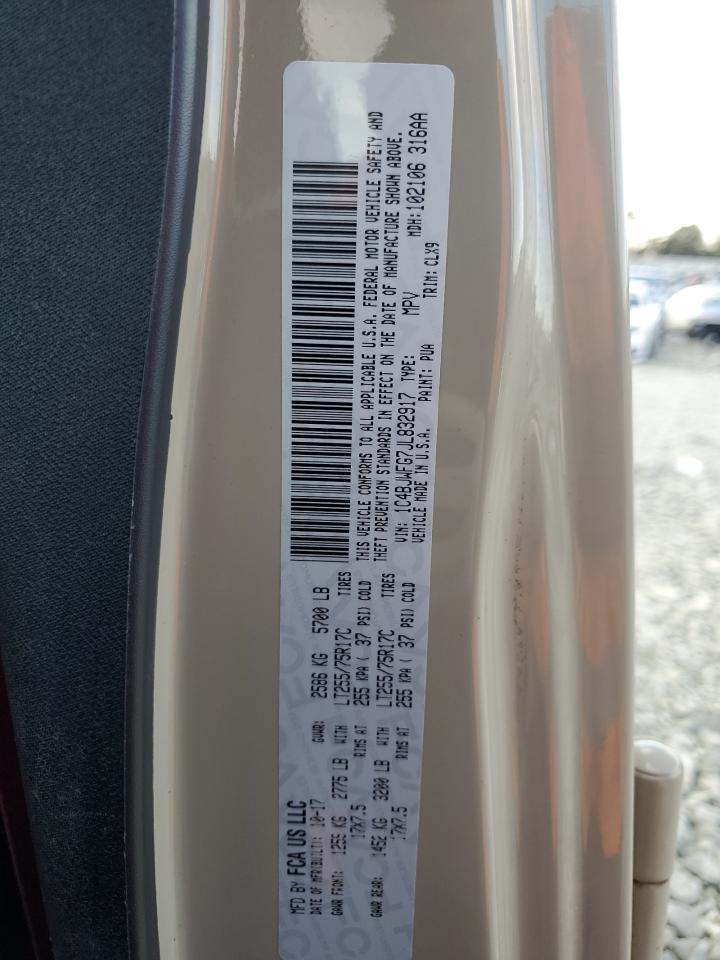 2018 Jeep Wrangler VIN 1C4BJWFG7JL832917 Copart auction photo, all over damage thumbnail 12