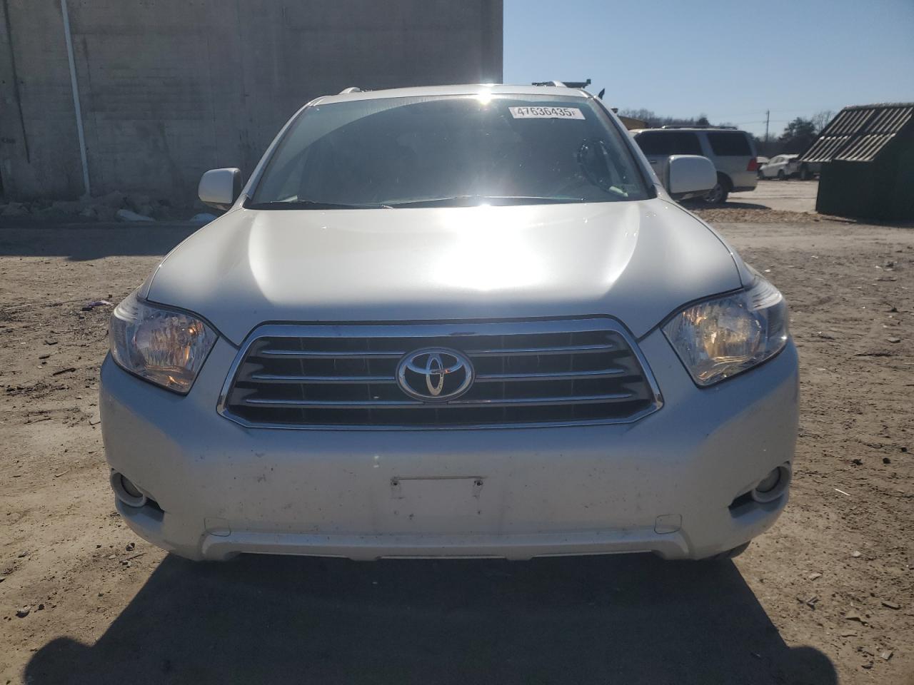 2010 Toyota Highlander VIN JTEDK3EH0A2151921 Copart auction photo, rear end / side damage thumbnail 5