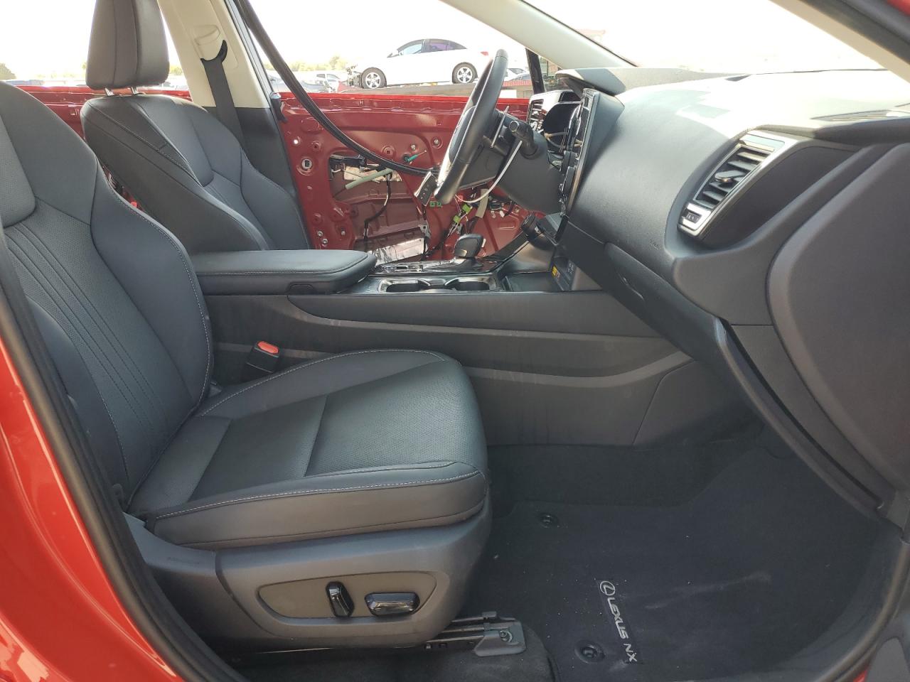 2022 Lexus NX VIN 2T2GDCAZ0NC002034 Copart auction photo, stripped / all over damage thumbnail 7