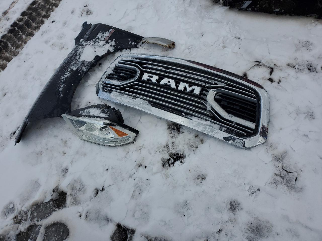 2013 RAM 1500 VIN 1C6RR7NT4DS503962 Copart auction photo, front end damage thumbnail 12