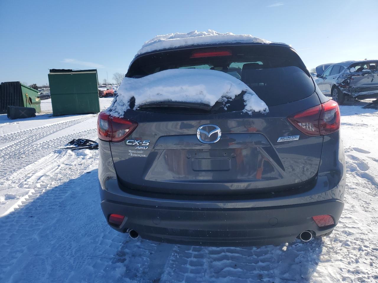 2016 Mazda CX-5 VIN JM3KE4DY6G0701662 Copart auction photo, front end / side damage thumbnail 6