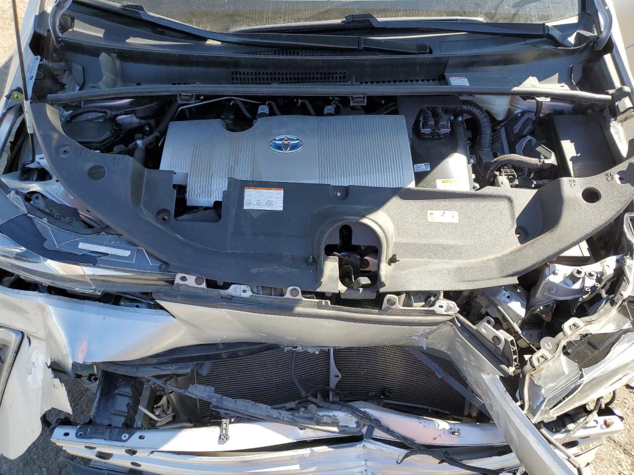 2021 Toyota Prius VIN JTDL9MFU7M3030234 Copart auction photo, front end / minor dent/scratches damage thumbnail 11