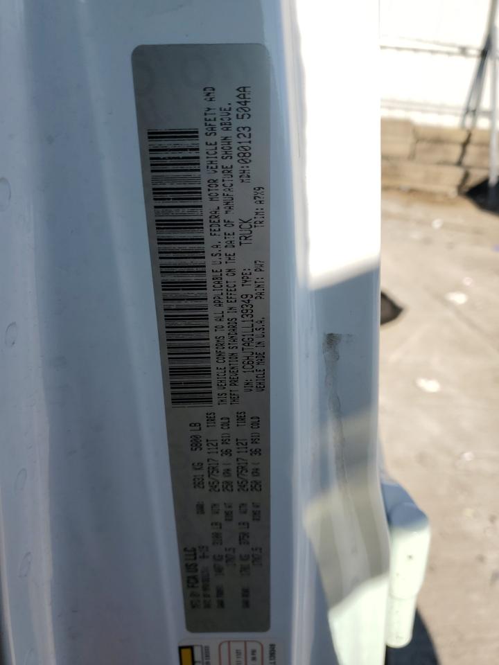 2020 Jeep Gladiator VIN 1C6HJTAG1LL139349 Copart auction photo, front end damage thumbnail 15