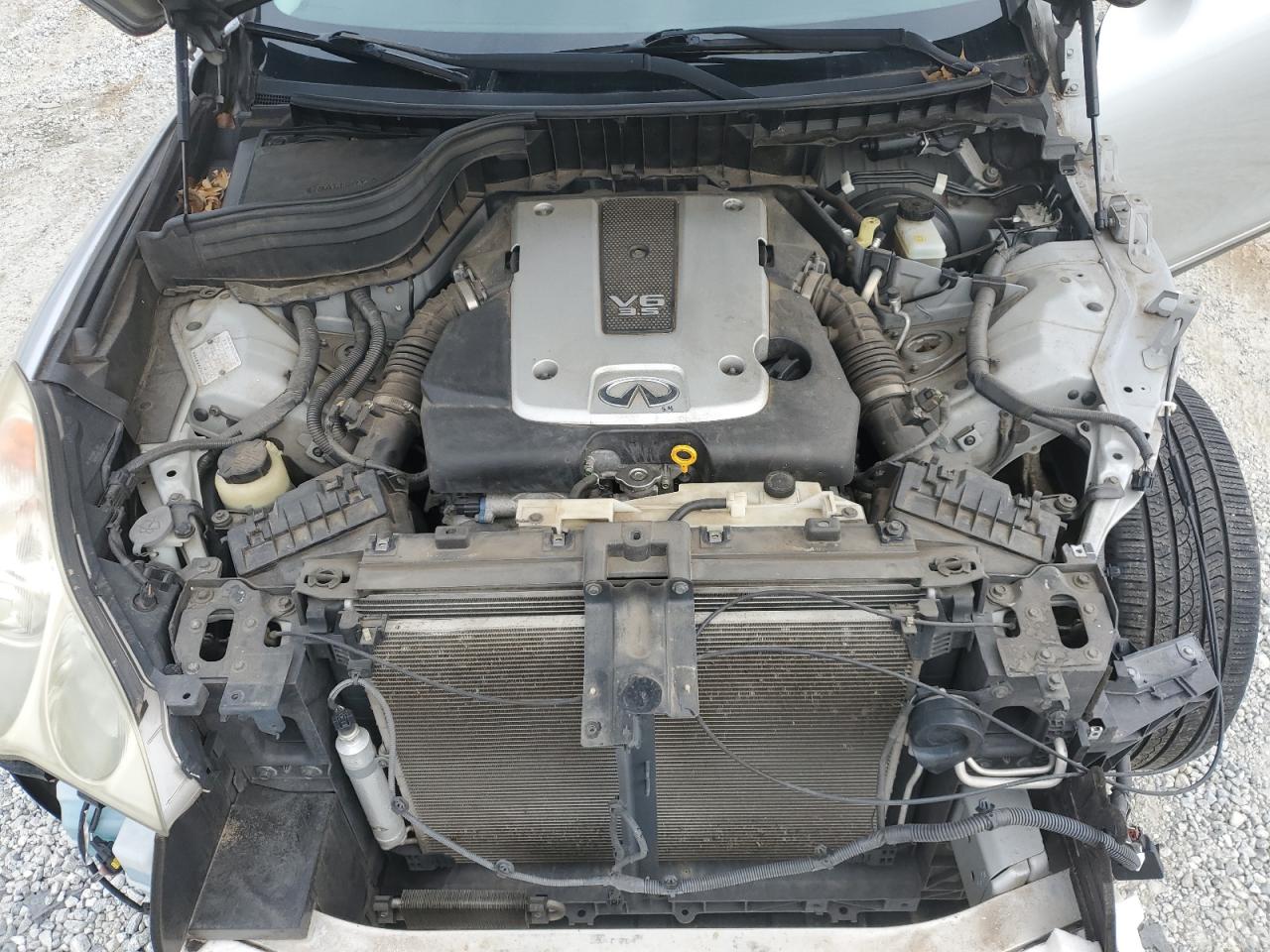 2008 Infiniti EX VIN JNKAJ09E38M305771 Copart auction photo, front end / minor dent/scratches damage thumbnail 11