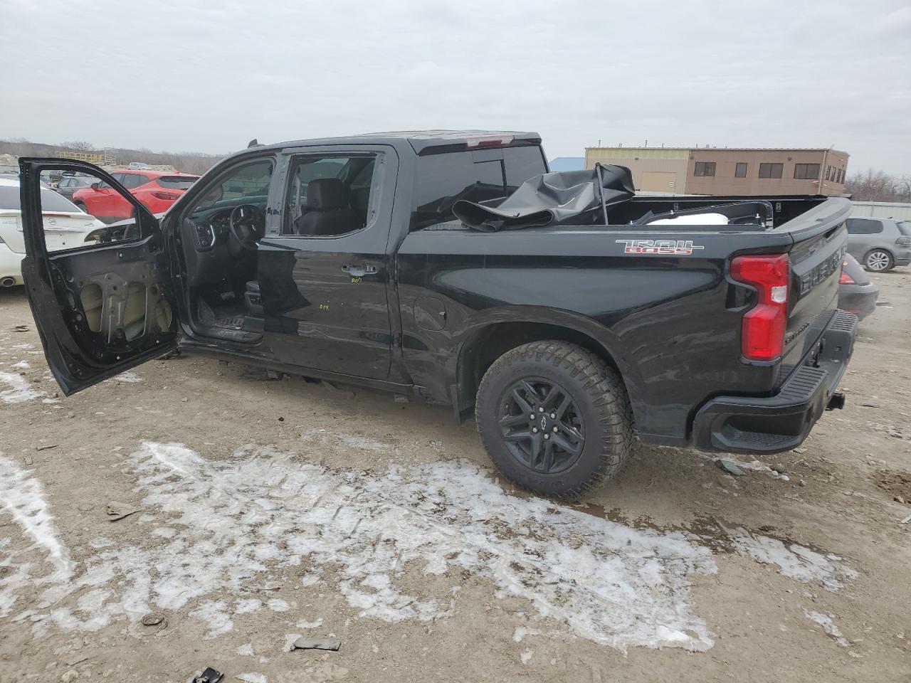 2021 Chevrolet Silverado VIN 3GCPYFEL7MG280434 Copart auction photo, front end / frame damage damage thumbnail 2