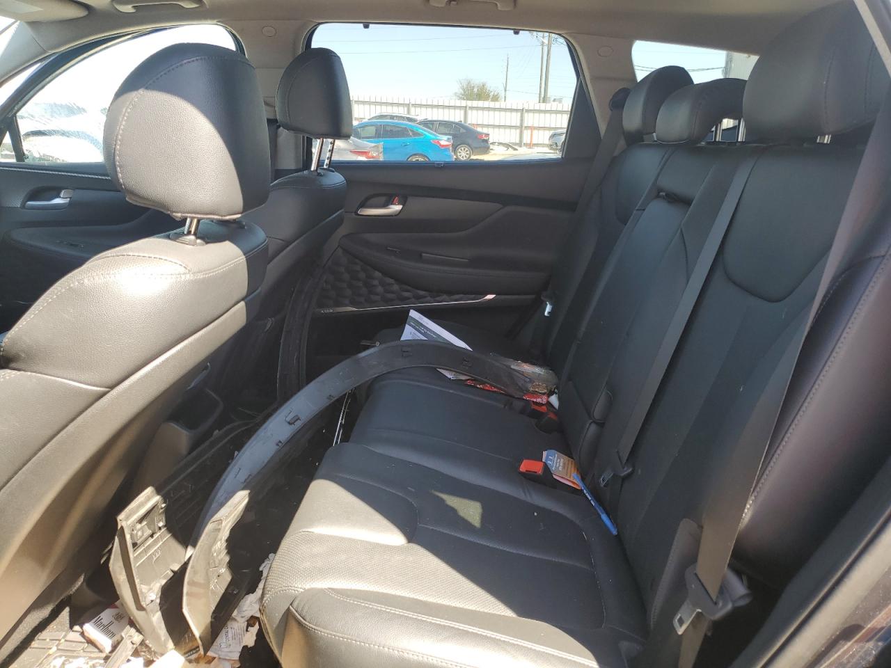 2020 Hyundai Santa Fe VIN 5NMS33AD1LH240651 Copart auction photo, side / front end damage thumbnail 11