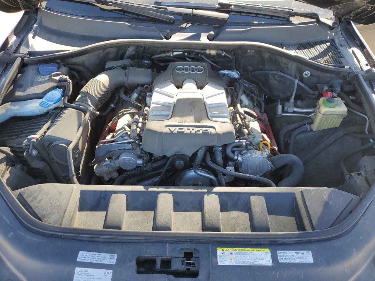 2015 Audi Q7 VIN WA1LGAFE6FD018984 Copart auction photo, rear end / front end damage thumbnail 13