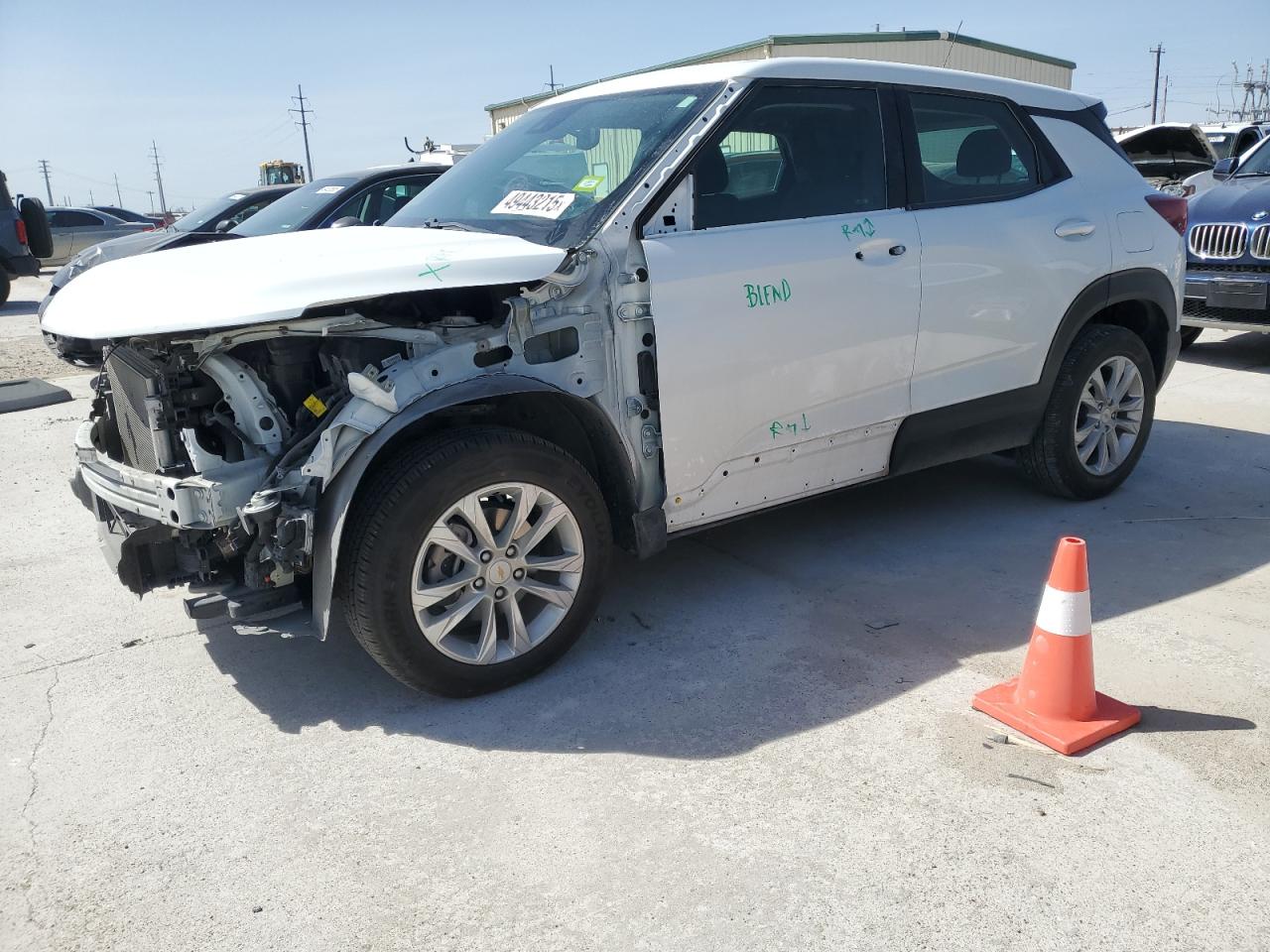2022 Chevrolet TrailBlazer VIN KL79MNSL1NB085973 - Copart auction photo