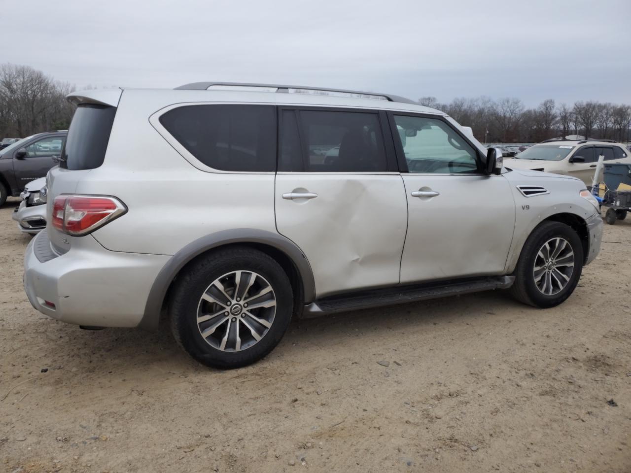 2019 Nissan Armada VIN JN8AY2ND2K9089352 Copart auction photo, all over damage thumbnail 3
