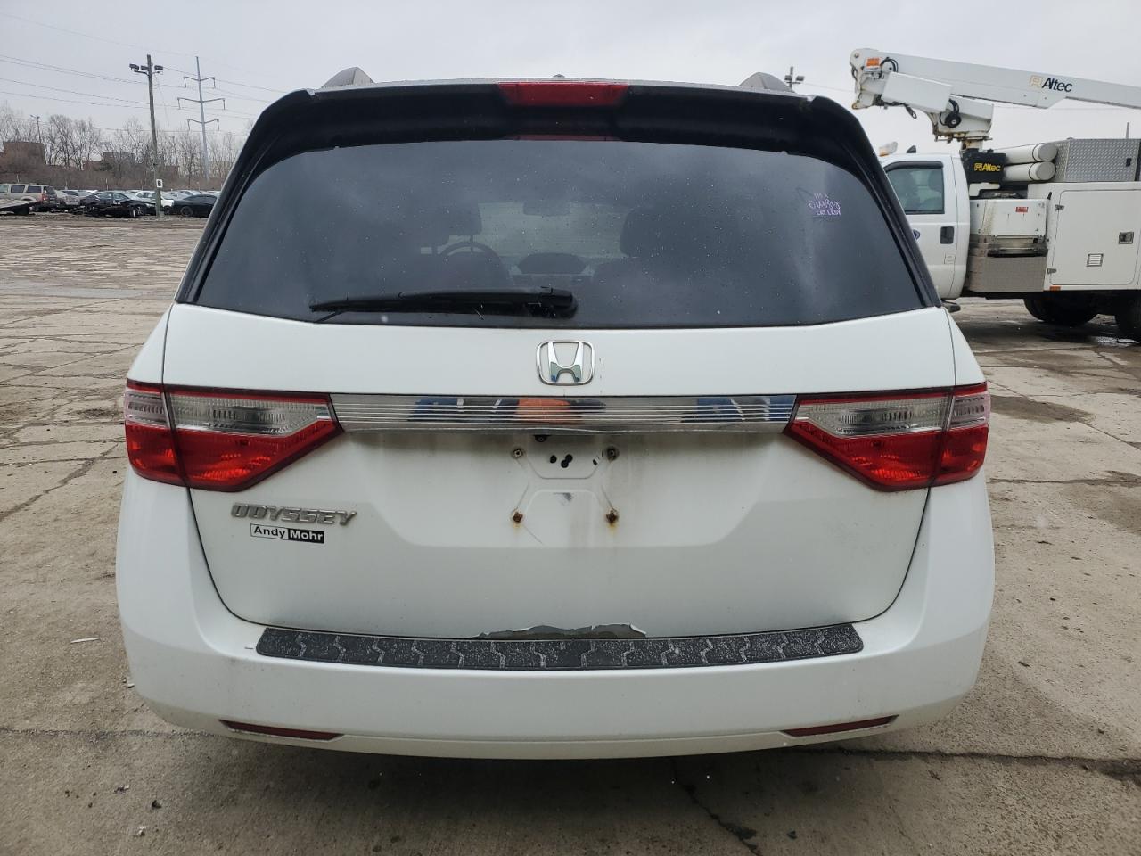2012 Honda Odyssey VIN 5FNRL5H6XCB070437 Copart auction photo, front end damage thumbnail 6