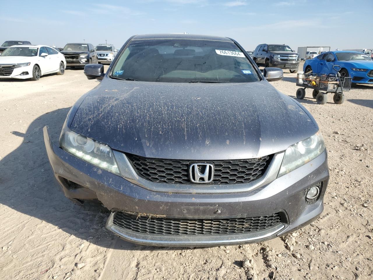 2013 Honda Accord VIN 1HGCT2B83DA007027 Copart auction photo, undercarriage damage thumbnail 5