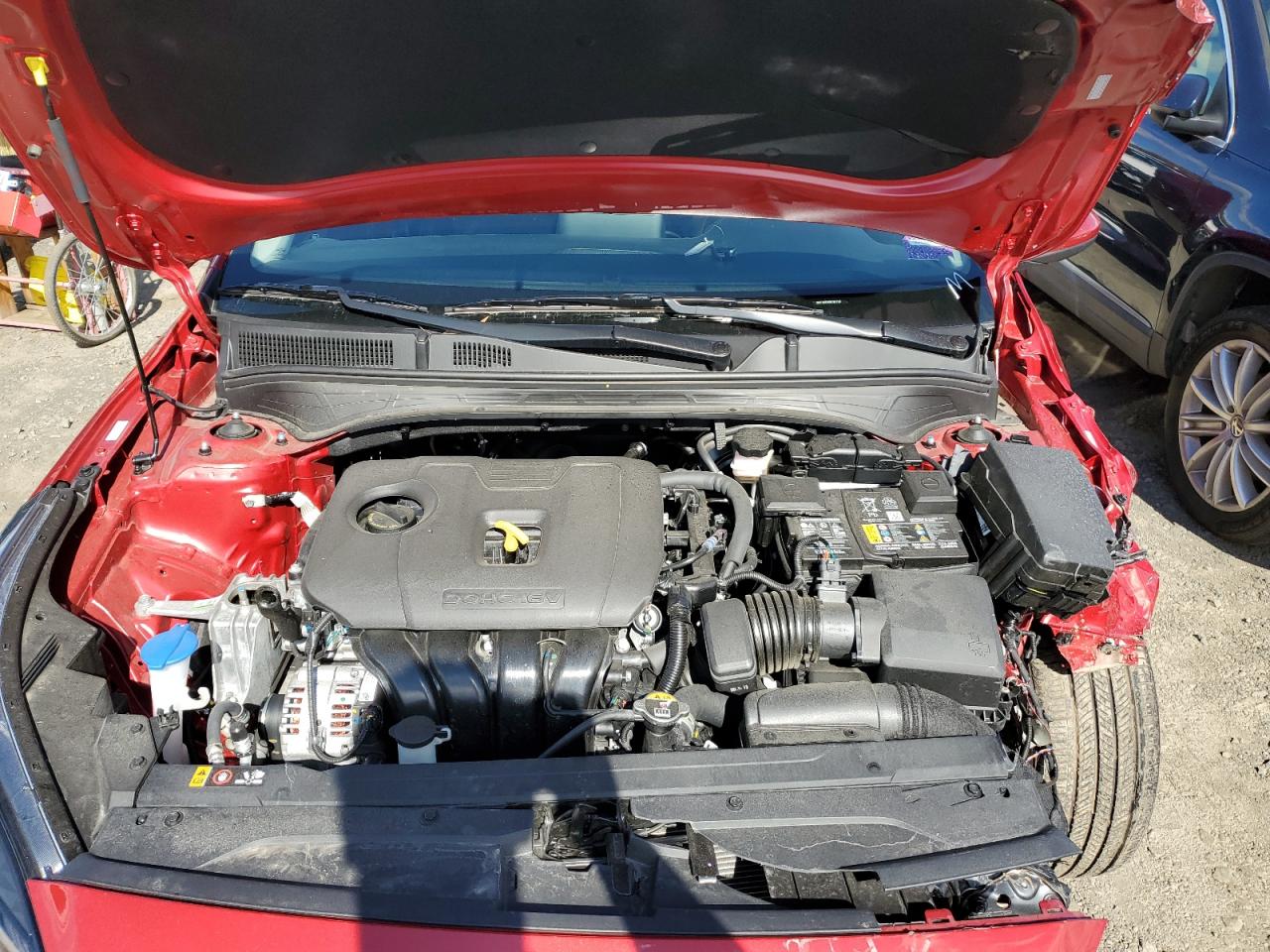 2024 KIA Forte VIN 3KPF24ADXRE787718 Copart auction photo, front end / minor dent/scratches damage thumbnail 11