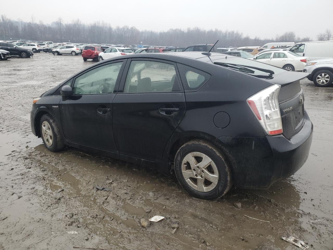 2011 Toyota Prius VIN JTDKN3DU0B1374288 Copart auction photo, front end / side damage thumbnail 2