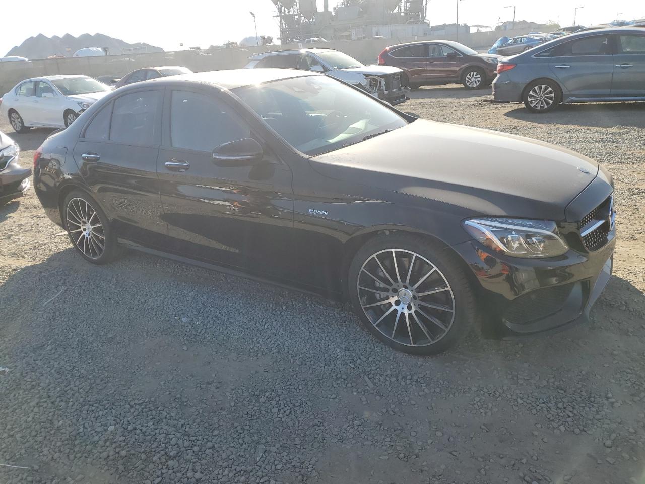 2018 Mercedes-Benz C-klasse VIN 55SWF6EB8JU242977 Copart auction photo, minor dent/scratches damage thumbnail 4