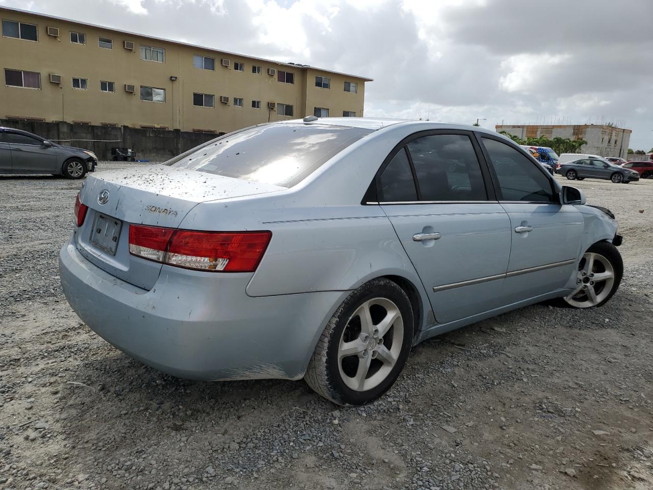 2008 Hyundai Sonata VIN 5NPEU46C28H319093 Copart auction photo, front end / minor dent/scratches damage thumbnail 3