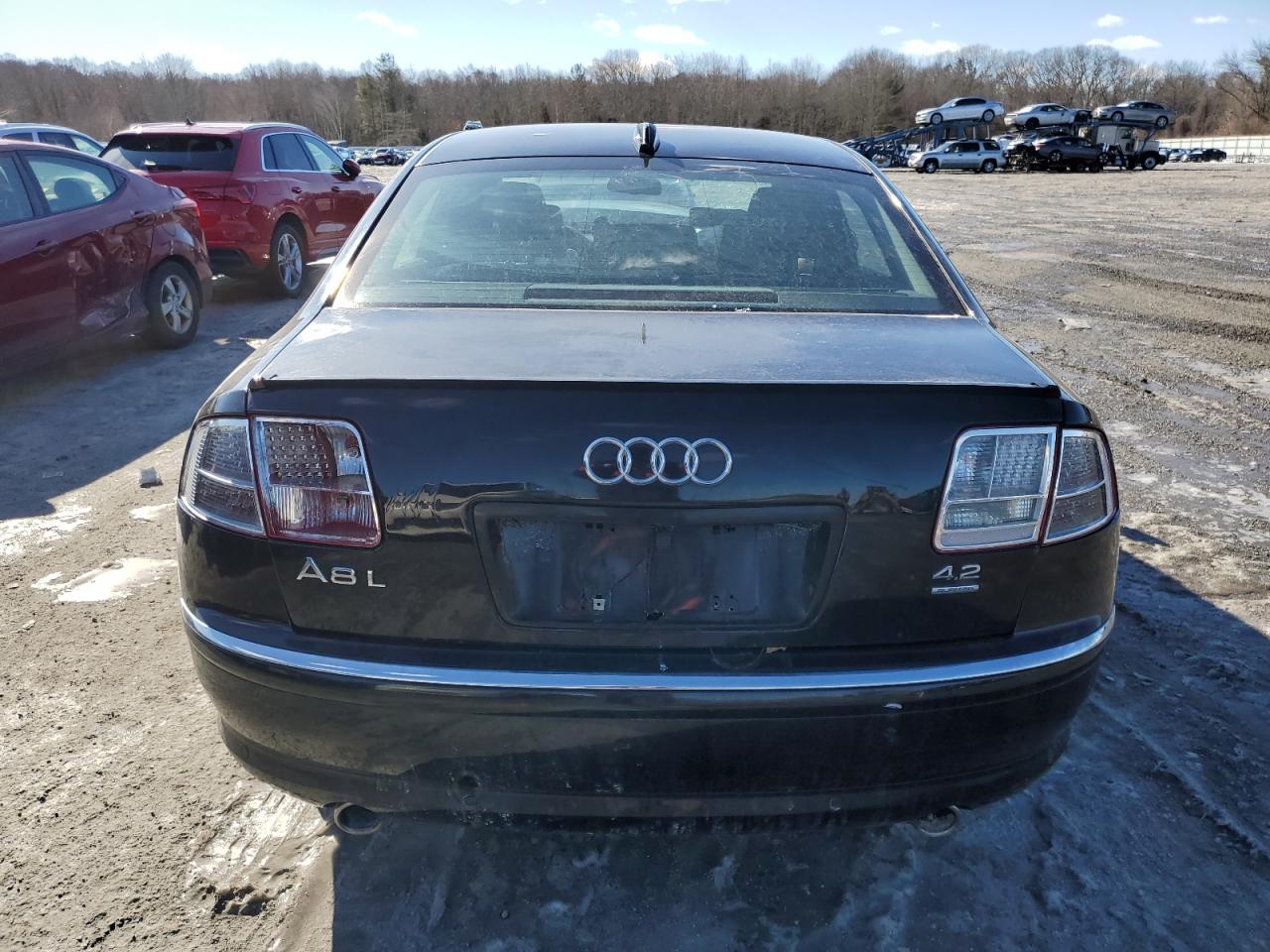 2004 Audi A8 VIN WAUML44E64N010995 Copart auction photo, front end / rear end damage thumbnail 6