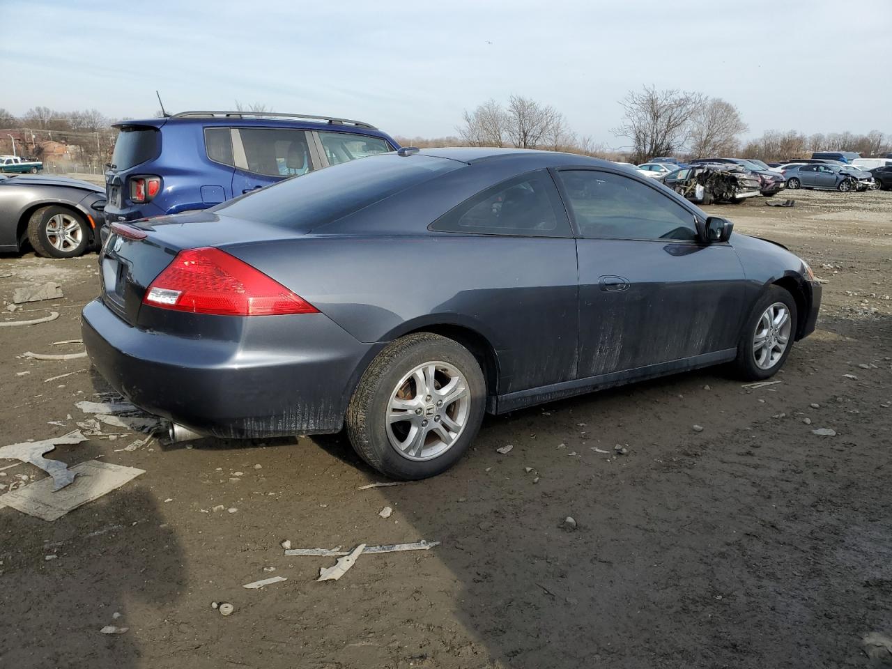 2007 Honda Accord VIN 1HGCM72667A003843 Copart auction photo, front end damage thumbnail 3