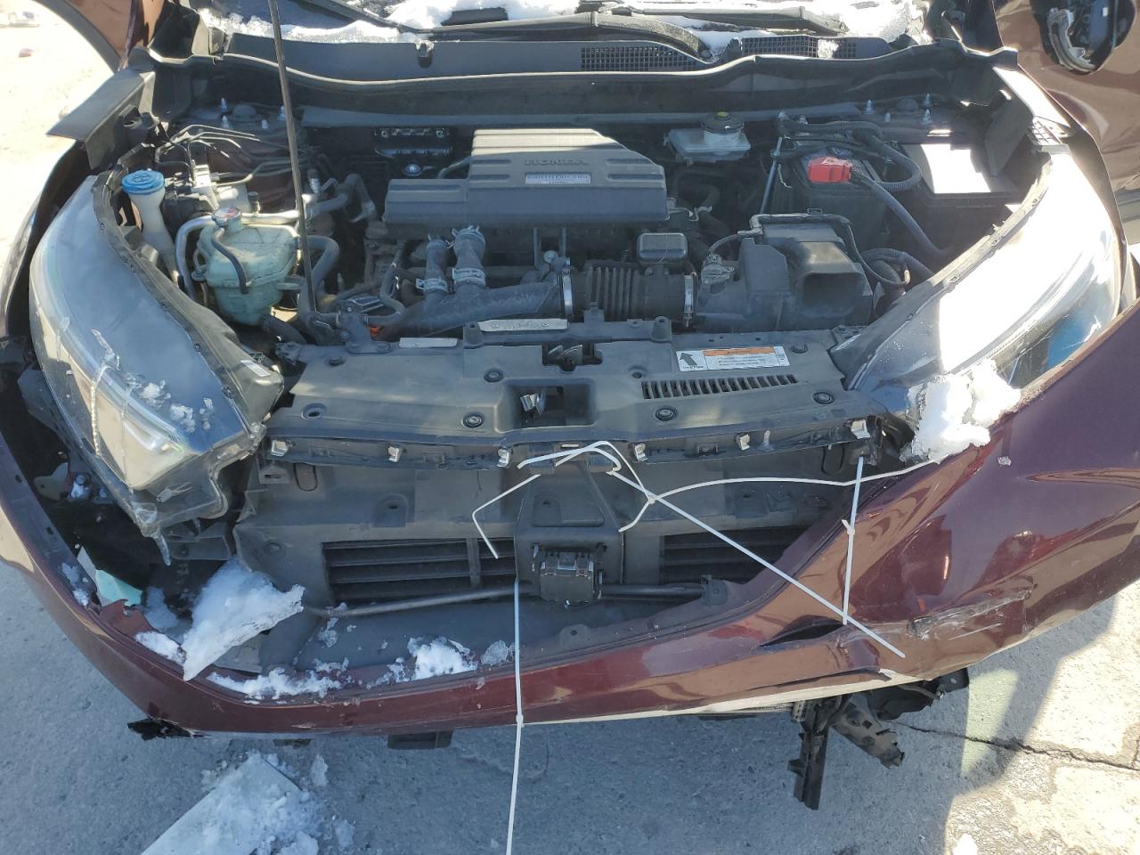 2019 Honda CR-V VIN 7FARW1H87KE015187 Copart auction photo, front end / side damage thumbnail 12