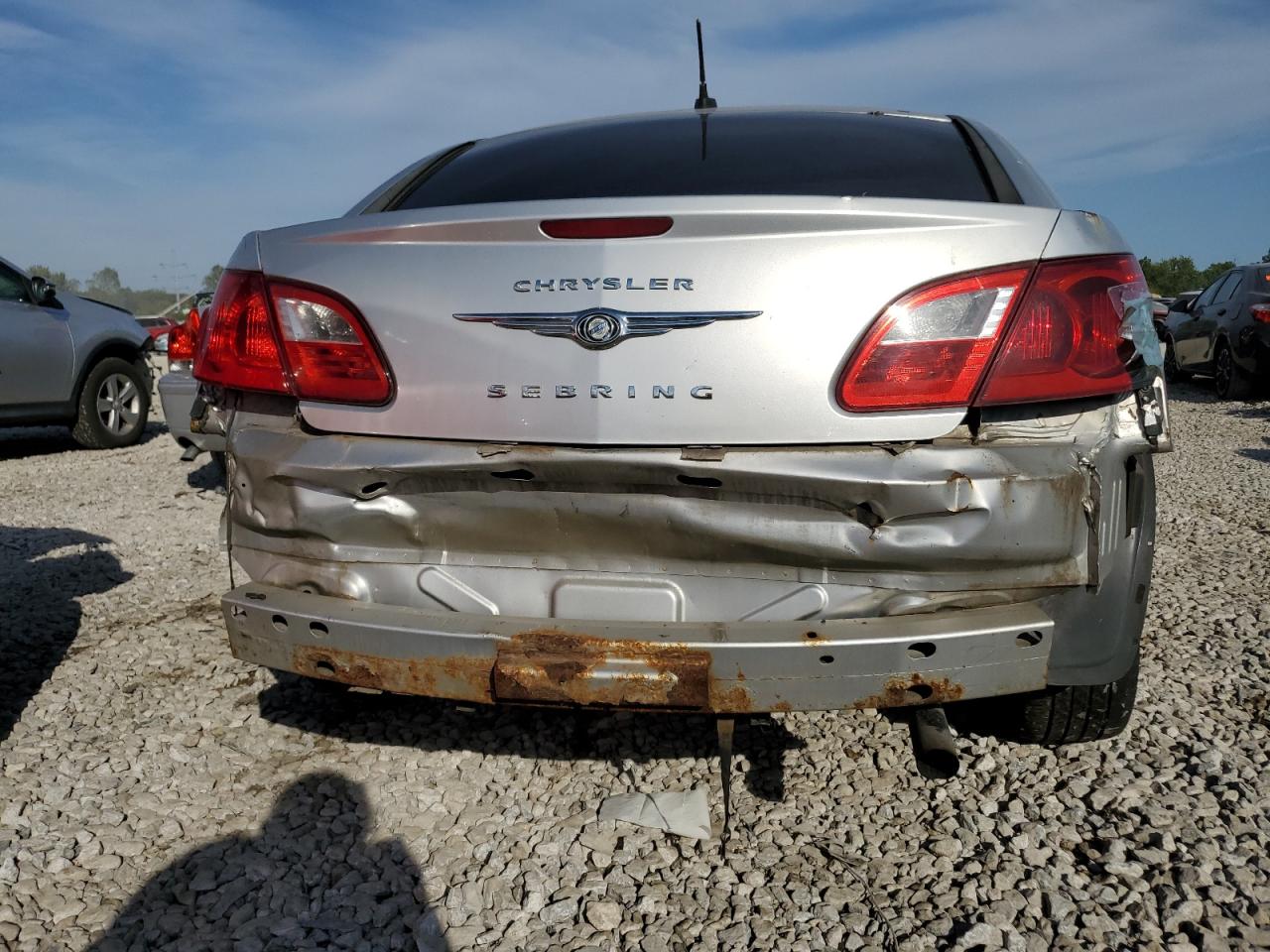 2010 Chrysler Sebring VIN 1C3CC5FBXAN134906 Copart auction photo, front end / rear end damage thumbnail 6