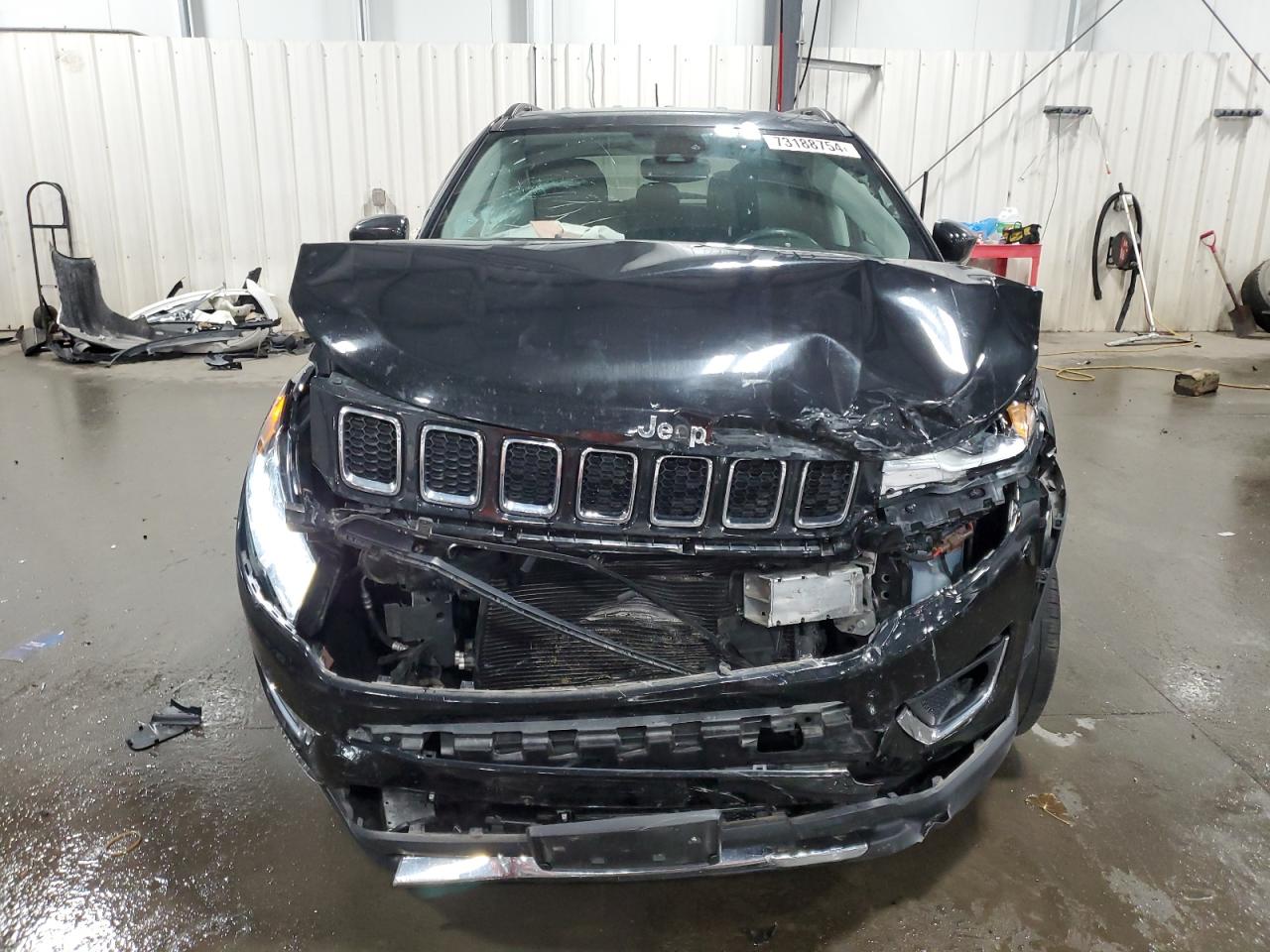 2018 Jeep Compass VIN 3C4NJDCB0JT333942 Copart auction photo, front end damage thumbnail 5