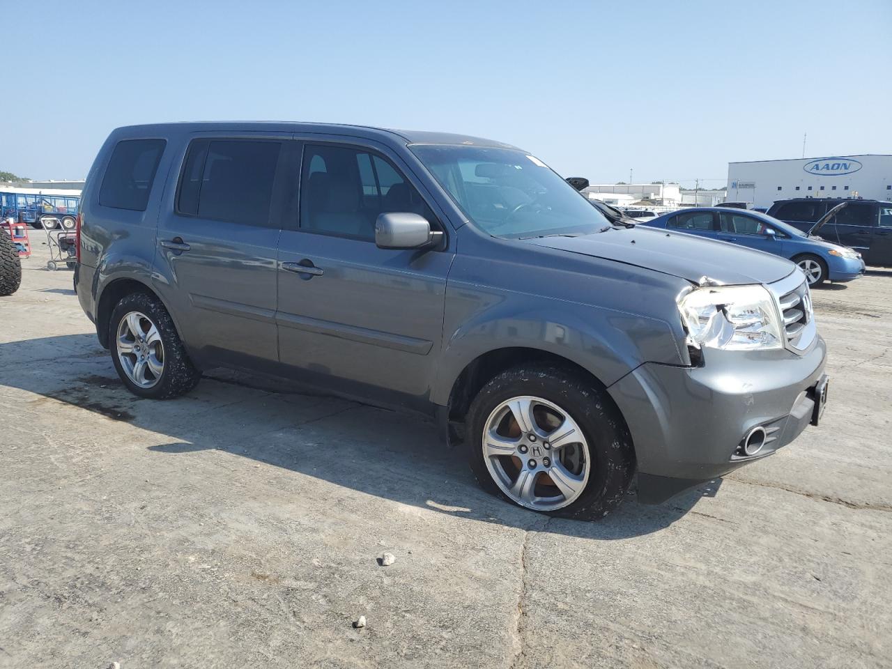 2013 Honda Pilot VIN 5FNYF3H52DB004609 Copart auction photo, front end / hail damage thumbnail 4