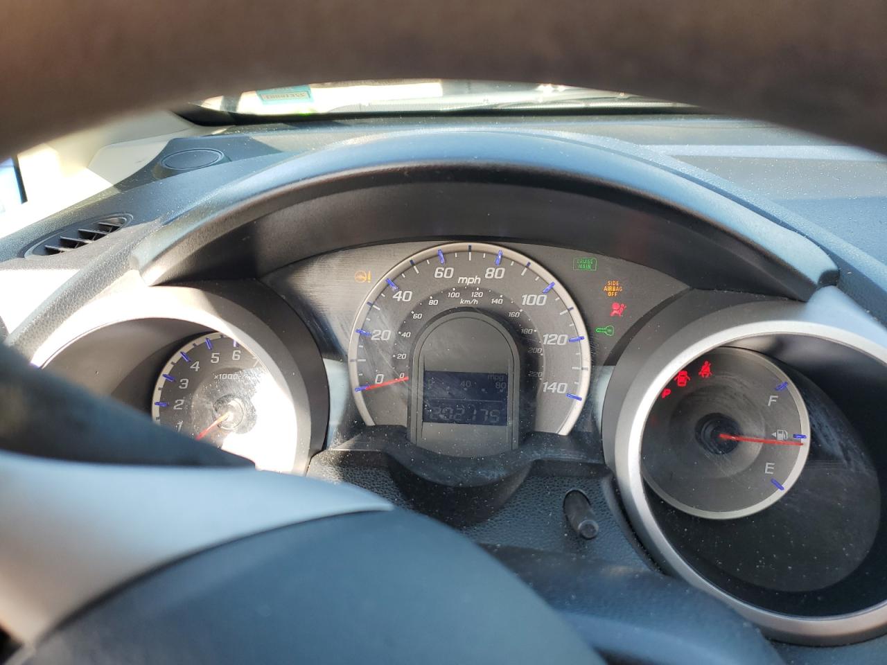 2013 Honda Fit VIN JHMGE8H3XDC080875 Copart auction photo, side / rear end damage thumbnail 9