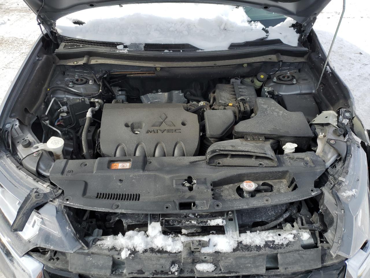 2020 Mitsubishi Outlander VIN JA4AD3A35LJ001334 Copart auction photo, front end / side damage thumbnail 13