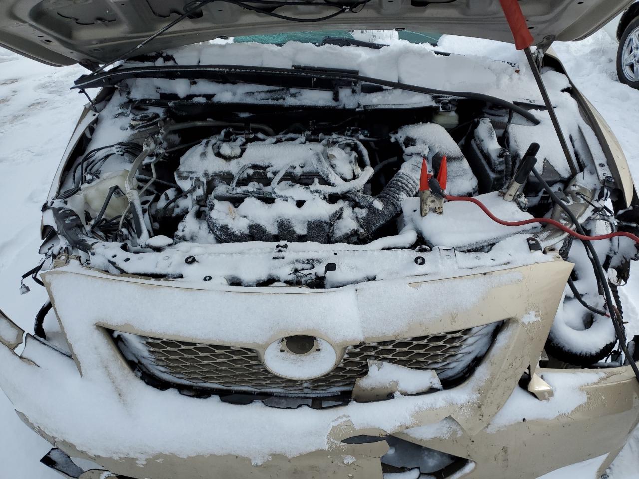 2009 Toyota Corolla VIN 1NXBU40E49Z073356 Copart auction photo, front end / side damage thumbnail 11