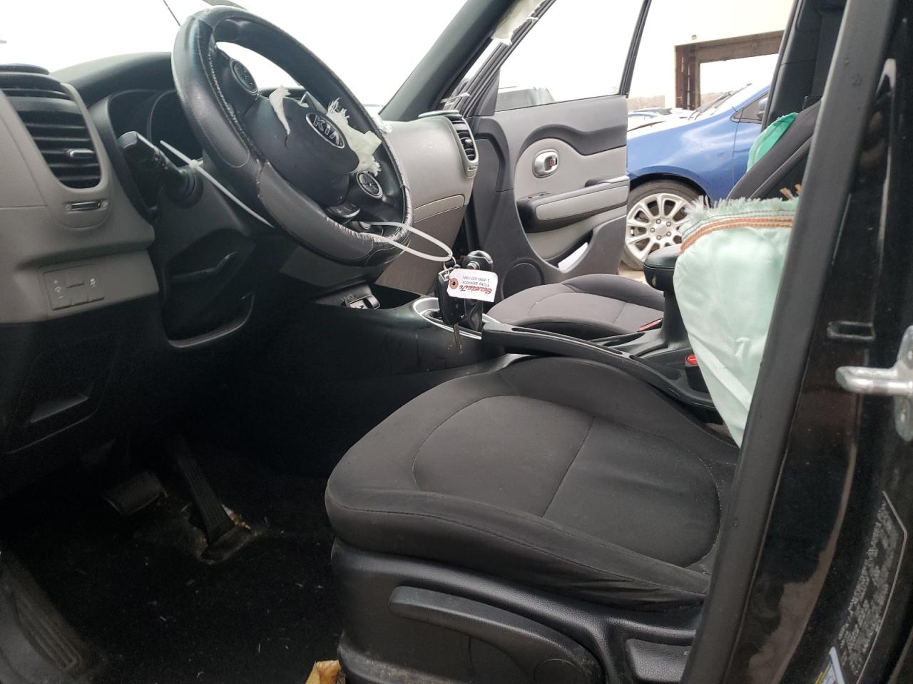 2015 KIA Soul VIN KNDJN2A23F7761705 Copart auction photo, front end / side damage thumbnail 7