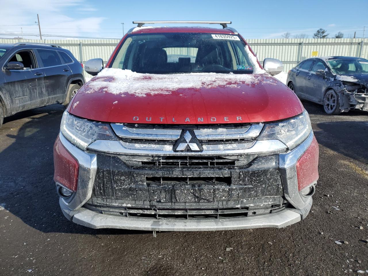 2018 Mitsubishi Outlander VIN JA4AZ3A3XJZ034796 Copart auction photo, rear end / side damage thumbnail 5