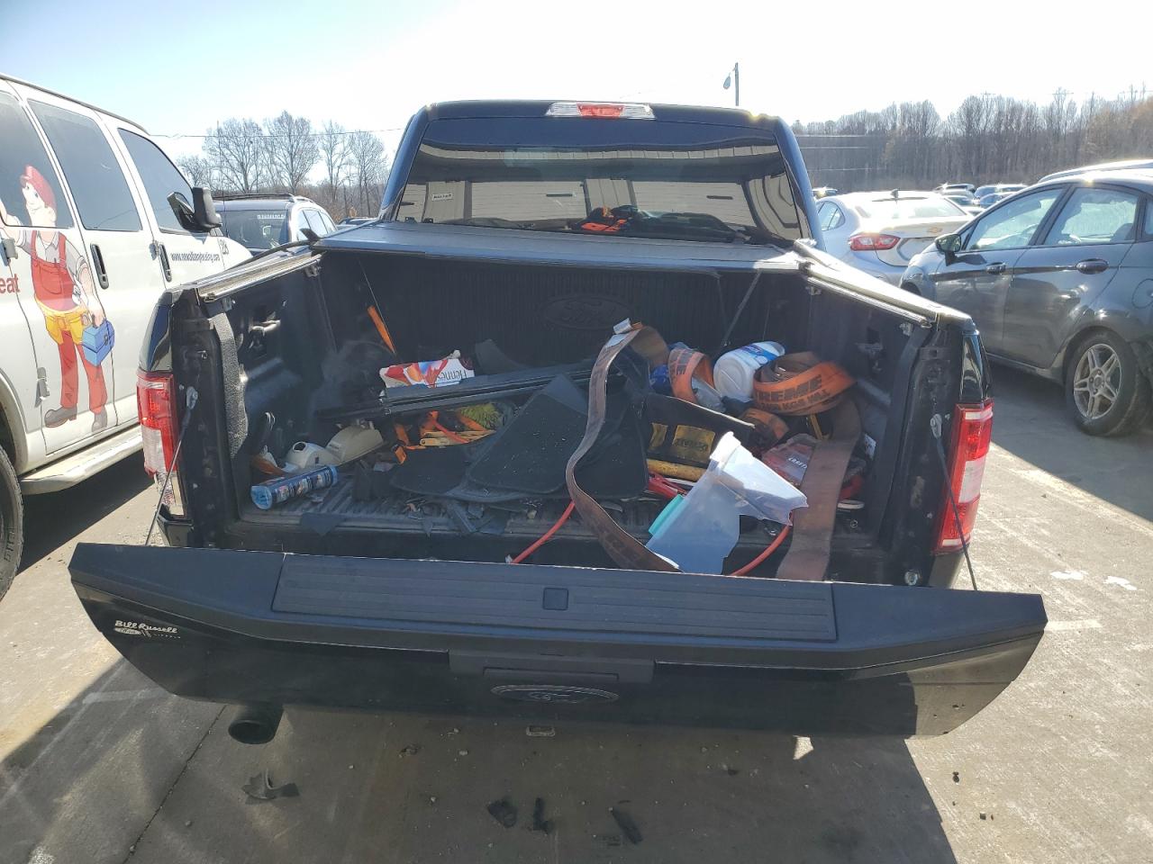 2020 Ford F-150 VIN 1FTEW1E5XLKE77560 Copart auction photo, all over damage thumbnail 6