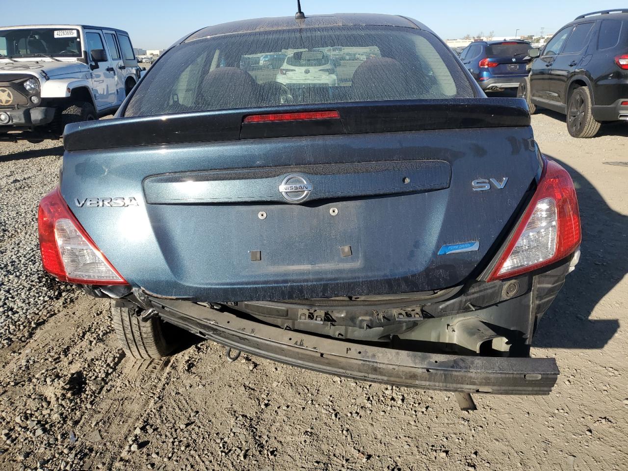 2015 Nissan Versa VIN 3N1CN7AP4FL837660 Copart auction photo, rear end / front end damage thumbnail 6