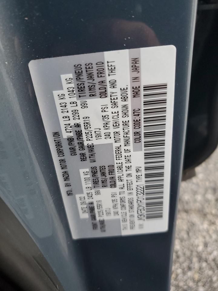 2023 Mazda CX-5 VIN JM3KFBCM1P0132221 Copart auction photo, front end / side damage thumbnail 13