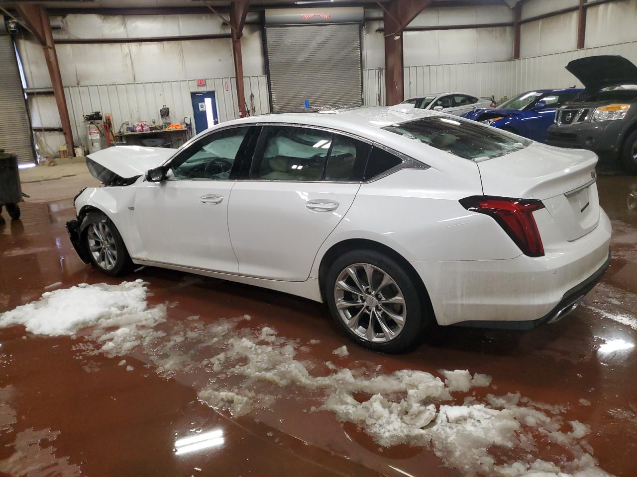 2021 Cadillac CT5 VIN 1G6DT5RK9M0118857 Copart auction photo, front end / side damage thumbnail 2